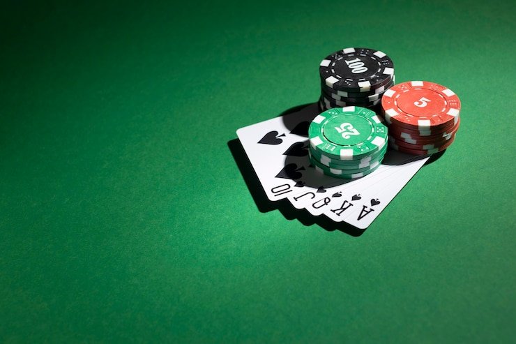Pengguna membuka meja high roller mobile